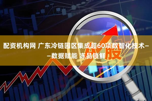 配资机构网 广东冷链园区集成超60项数智化技术——数据赋能 冻品锁鲜